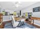 Open living space showcasing the dining area, kitchen, and living room, perfect for gatherings at 1145 Utah Blvd, Orlando, FL 32803