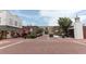 View of downtown with shops, clock tower, and brick road. Includes outdoor patio and clock tower at 1312 7Th St, St Cloud, FL 34769