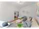 Cozy living room features a neutral color palette and modern decor at 13562 S Lake Mary Jane Rd, Orlando, FL 32832