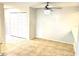 Dining room featuring tile floors, ceiling fan, and closet at 604 Kenwick Cir # 105, Casselberry, FL 32707