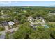 An elevated view of a residential area dotted with trees, revealing a peaceful neighborhood setting at 1105 Mill Run Cir, Apopka, FL 32703