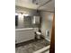 Updated bathroom with new vanity and double sinks and lots of storage space at 1105 Mill Run Cir, Apopka, FL 32703