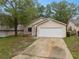 Charming single-Gathering home with a well-kept lawn, a two-car garage, and tasteful landscaping at 1105 Mill Run Cir, Apopka, FL 32703