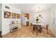View of the dining room area near the kitchen with modern decor at 1424 W New Hampshire St, Orlando, FL 32804