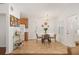 View of the dining room area near the kitchen with modern decor at 1424 W New Hampshire St, Orlando, FL 32804