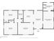 Detailed floor plan showcasing layout with bedrooms, kitchen, living spaces, and bathrooms at 150 Debary Dr, Debary, FL 32713