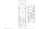 Complete layout of the house with a living room, dining room, kitchen, bedroom and patio at 17349 Serenidad Blvd, Clermont, FL 34714
