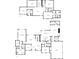 Comprehensive floor plan highlighting both the main and upper levels of the house at 1761 Legion Dr, Winter Park, FL 32789