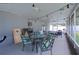 This enclosed patio is perfect for outdoor dining and relaxation at 177 Bristol Forest Trl, Sanford, FL 32771