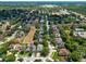 Aerial view of a tree-lined neighborhood featuring well-maintained homes and a suburban setting under a clear sky at 1868 Rachels Ridge Loop # L, Ocoee, FL 34761