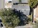 A top-down aerial view of a single-Gathering home with a gray roof, tree, and side yard at 2212 Atrium Cir, Orlando, FL 32808