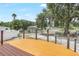 A spacious deck perfect for outdoor dining and relaxation with beautiful outdoor space at 4922 Huppel Ave, Orlando, FL 32811