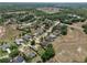An aerial shot highlighting a community with lush greenery, quiet streets, and diverse home styles at 525 Hebrides Ct, Apopka, FL 32712