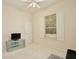 Neutral bedroom featuring a window with blinds and carpet flooring at 525 Hebrides Ct, Apopka, FL 32712