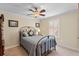 Charming bedroom featuring a decorative iron bed frame at 6857 Dolce St, Orlando, FL 32819