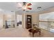 Open loft area with a view of downstairs at 6857 Dolce St, Orlando, FL 32819