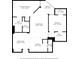 Detailed floor plan showcasing the layout of the home, including room dimensions and features at 911 N Orange Ave # 409, Orlando, FL 32801