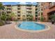 Community swimming pool and courtyard, a perfect spot for recreation and leisure at 911 N Orange Ave # 409, Orlando, FL 32801