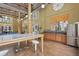 Lounge and rec room with a billiard table and convenient kitchenette for socializing and gatherings at 911 N Orange Ave # 409, Orlando, FL 32801