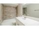 Updated bathroom with shower-tub combo and a quartz countertop vanity at 121 Primrose Dr, Longwood, FL 32779