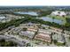 Amazing aerial view of townhome community surrounded by multiple ponds and great landscaping at 16064 Old Ash Loop, Orlando, FL 32828