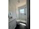Modern bathroom featuring a glass-enclosed shower with sleek finishes and fixtures at 1690 Palm Ave, Winter Park, FL 32789