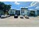 Exterior view of the apartment building with parking spaces, showcasing its architecture and location at 4350 Aqua Vista Dr # G, Orlando, FL 32839