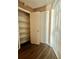 Spacious storage closet with shelving, perfect for organizing at 4350 Aqua Vista Dr # G, Orlando, FL 32839