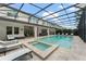 Beautiful pool and spa with plenty of deck space and chaise lounges for relaxing by the water at 8017 Chilton Dr, Orlando, FL 32836