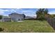 Expansive backyard with a wooden fence, perfect for outdoor activities and relaxation at 8347 Willowwood St, Orlando, FL 32818