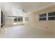 Screened porch with ceiling fan, backyard views, and leads to a private pool area at 2637 Florence St, Orlando, FL 32818