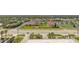 Beautiful aerial view showcasing lush landscaping and the building's architecture in a coastal setting at 4139 S Atlantic Ave # B707, New Smyrna Beach, FL 32169
