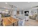 Open living space offers multiple seating areas, dining, and kitchen access at 4139 S Atlantic Ave # B707, New Smyrna Beach, FL 32169