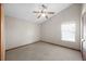 Bedroom with carpet, fan, and natural light at 11160 Sylvan Pond Cir, Orlando, FL 32825