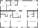Detailed floor plan of the home showing layout of bedrooms, bathrooms, living room, and kitchen at 1249 12Th St, Clermont, FL 34711