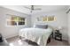 Simple bedroom with natural light, featuring a cozy sleeping space and minimalistic décor at 125 E Miller St, Orlando, FL 32806