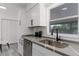 Bright kitchen with white cabinetry, stainless dishwasher, and sleek faucet at 2412 Yule Tree Dr, Edgewater, FL 32141