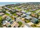 Aerial view of a house on a residential street at 30 Capistrano Dr, Ormond Beach, FL 32176
