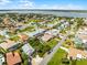 Beautiful aerial view of a well-maintained home, backyard, and pool in a residential neighborhood at 30 Capistrano Dr, Ormond Beach, FL 32176