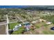 Aerial view of a sprawling property showcasing the home, outbuildings, and lush landscaping at 4640 Hickory Tree Rd, St Cloud, FL 34772