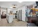 Kitchen features stainless steel appliances, eat in island, and white cabinetry at 4640 Hickory Tree Rd, St Cloud, FL 34772