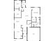 Detailed floor plan showcasing the layout of the home, including bedrooms, bathrooms, and living areas at 4841 Hickory Stream Ln, Mulberry, FL 33860