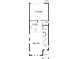 First floor layout featuring a 2-car garage, kitchen, Gathering room, foyer, and pantry at 5330 Center Lake, St Cloud, FL 34771