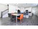 This kitchen is centrally located adjacent to the dining area and living area at 10038 Verse Aly, Winter Garden, FL 34787