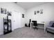 Functional home office with a modern desk, decor, and comfortable chair at 10038 Verse Aly, Winter Garden, FL 34787