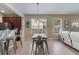 Dining area with a view of the kitchen and living room at 13609 Riggs Way, Windermere, FL 34786