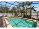 Screened in backyard swimming pool featuring crystal clear water, a spa, and tropical landscaping at 13609 Riggs Way, Windermere, FL 34786