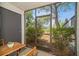 Screened patio featuring a table with outdoor views at 150 Waterfall Way # 102, Altamonte Springs, FL 32714