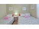 Nicely decorated bedroom featuring two beds with butterfly patterns and butterfly-themed decor at 1663 Lima Ave, Kissimmee, FL 34747