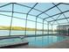 Beautiful screened-in pool and spa with tranquil lake views, offering a relaxing and private oasis at 1663 Lima Ave, Kissimmee, FL 34747